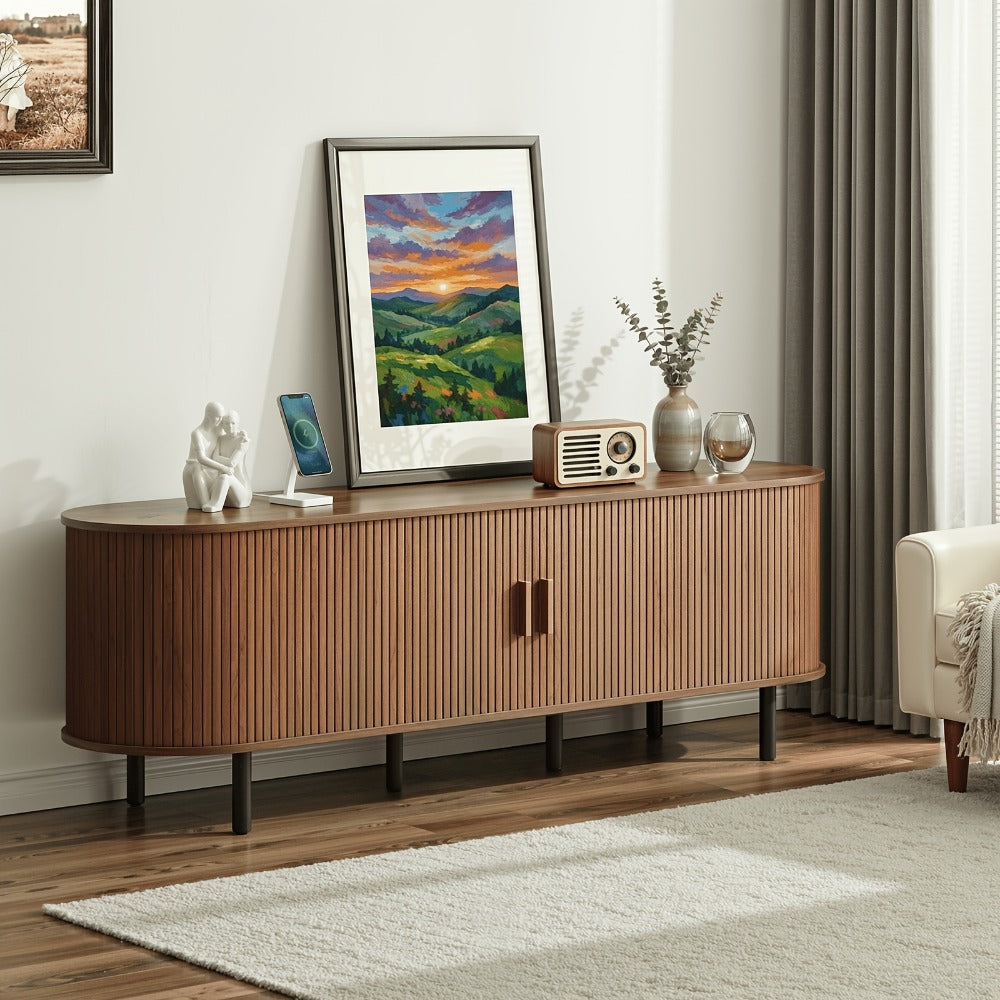 55-Inch TV Stand with Charging Station for Practical Everyday Home Use detail image - detail view 29
