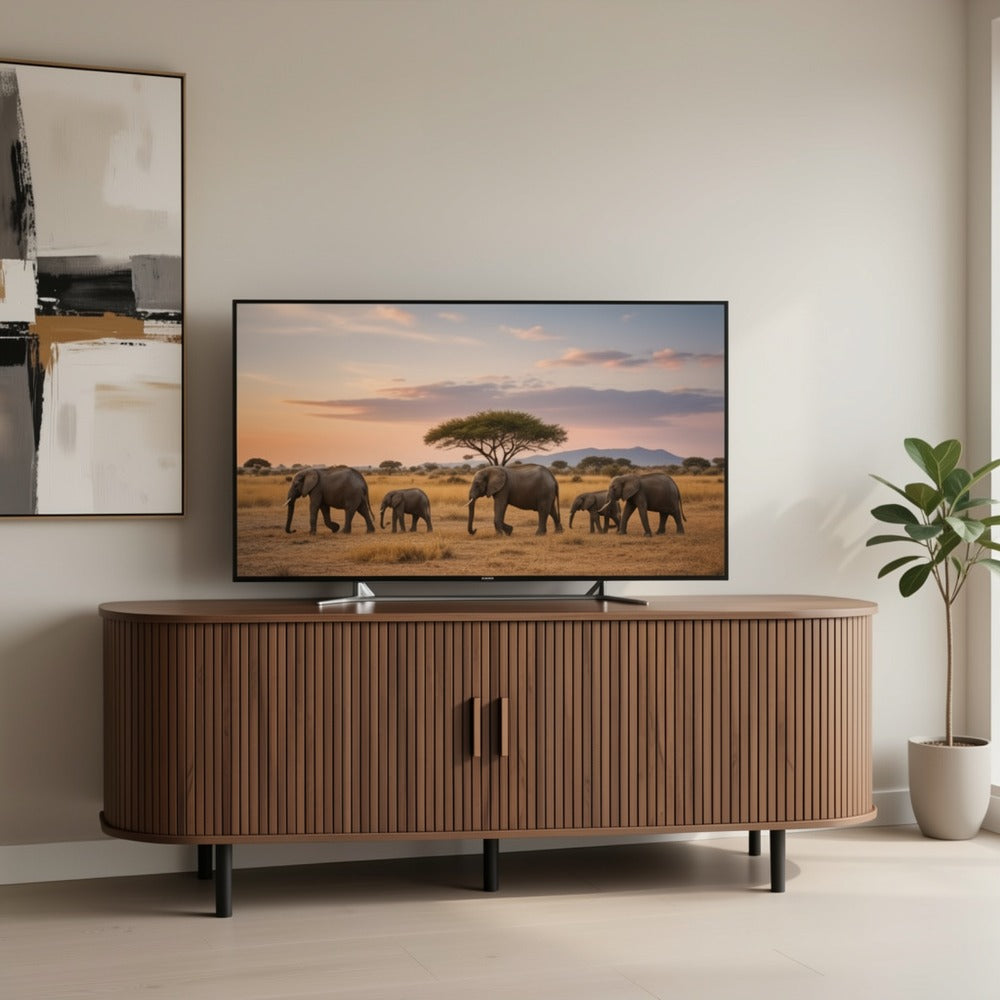 55-Inch TV Stand with Charging Station for Practical Everyday Home Use detail image - detail view 9