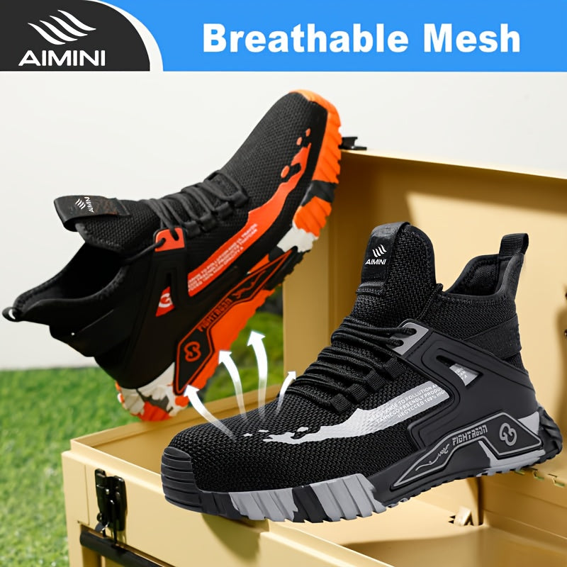 Men's Work & Safety Boots - Steel Toe Protection & Lightweight Design