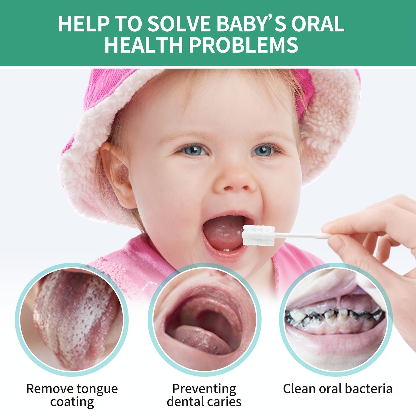 Baby Oral Care - 48-pcs Tongue Cleaner Toothbrush