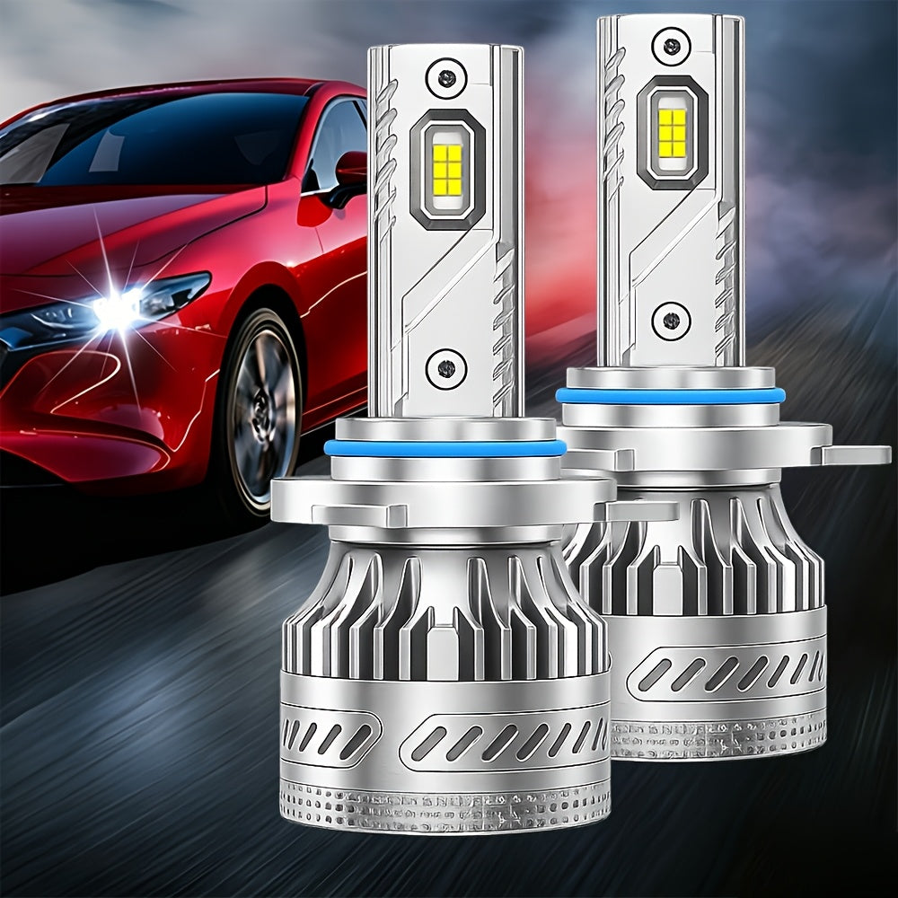2pcs H1 LED Bulbs, H7 LED Bulbs, H4 LED Bulbs, H11 HB3 9005 Bulbs, HB4 9006 Bulbs, HIR2 Bulbs. Perfect for Car Enthusiasts As A Gift to Enhance Nighttime Driving Safety. Upgraded with 30, 000 Lumens, 350 Watts, Automatic Headlights, 12V, 6500K.
