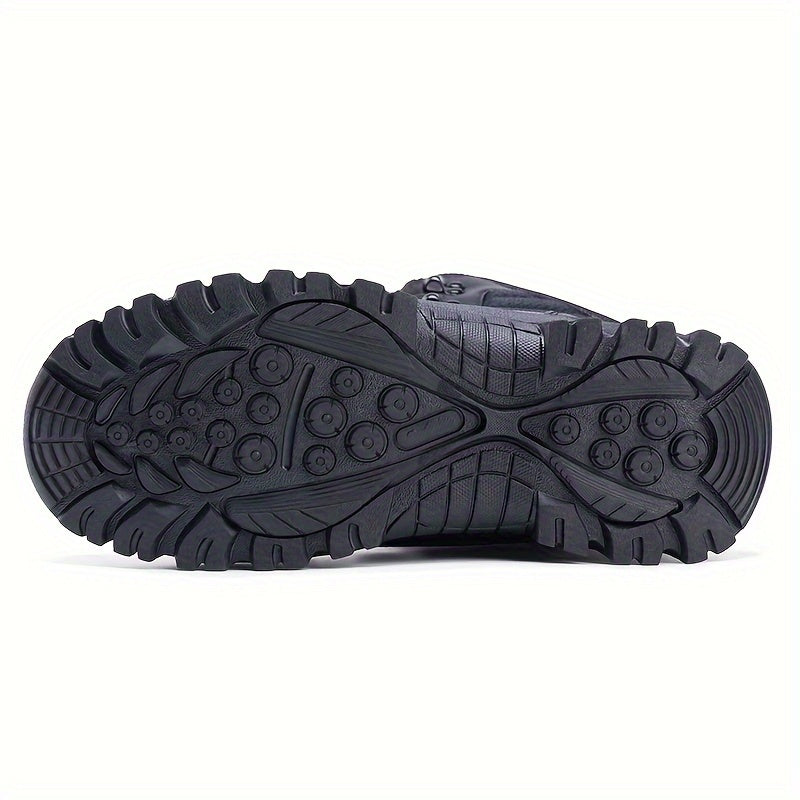 Men's Snow Boots - Non-Slip Sole Plush Lined for Beach & Water