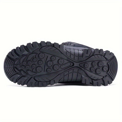 Men's Snow Boots - Non-Slip Sole Plush Lined for Beach & Water