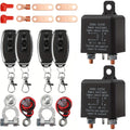 200Amp Remote Control Battery Disconnect Switch - Effortless Car Battery Management with Power Saving Design for 12V Systems - High-Performance Relay & Secure Wireless Operation