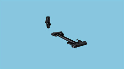 High Pressure Rainfall Handheld Shower Head Combo, 11-Inch Extension Arm, 9 Settings, 180° Adjustable, Anti-Leak with Holder, Chrome & Matte Black, 8/10/12 Inch