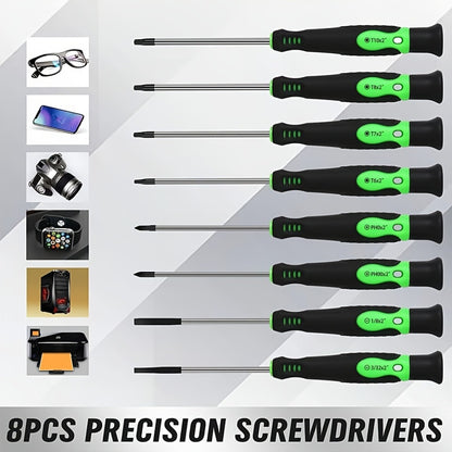 Magnetic Screwdriver Set 69 / 118-Piece with Plastic Organizer – Precision, Slotted, Phillips, Hex, Torx & Pozidriv Bits with Magnetizer Demagnetizer, DIY Tool Gift for Men