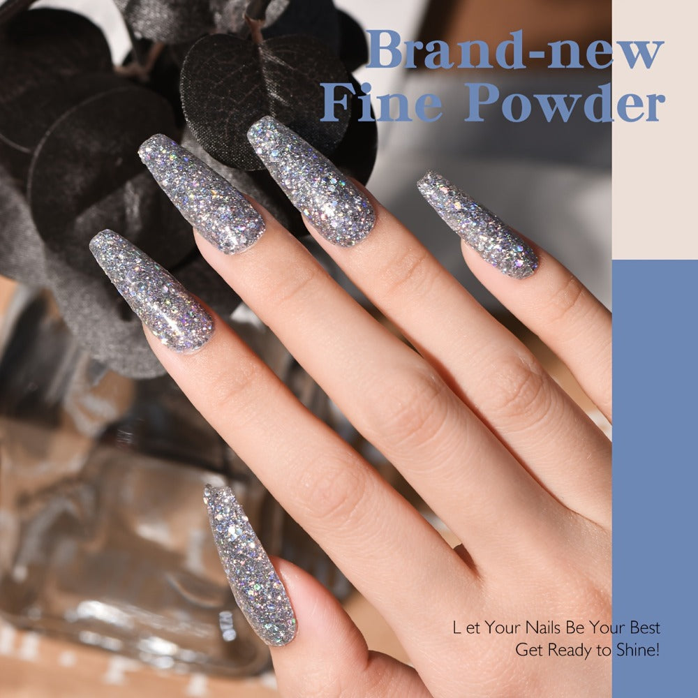 Mood Changing Thermal Dip Powder Nail Kit 6 Colors — Color Shifting Formula No Lamp Needed DIY Manicure Trendy Nail Art Gift for Women
