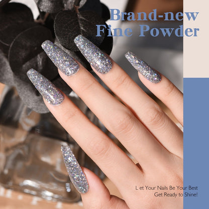 Mood Changing Thermal Dip Powder Nail Kit 6 Colors — Color Shifting Formula No Lamp Needed DIY Manicure Trendy Nail Art Gift for Women