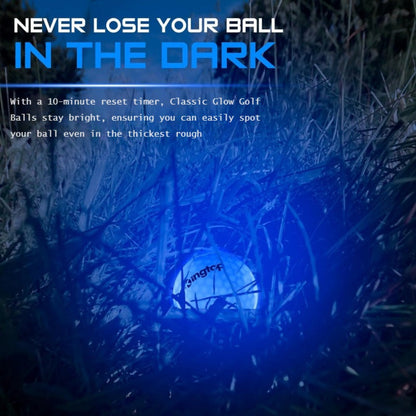 LED Golf Balls Glow in the Dark – Ultra-Bright 3-LED Night Golf Balls with 8-Min Reset Timer & Mesh Bag, 3 or 6 Pack | Best Night Golf Gift for Men Women Teens Beginners