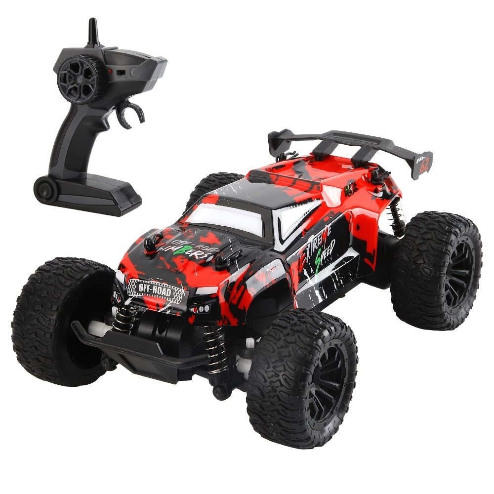 RC Climbing Car for Kids 3+ Full Proportional Drift 4WD Off-Road – Large High Speed Tank Style Remote Control Truck Toy Indoor Outdoor Birthday Christmas Holiday Gift Boys Children Mixed Color
