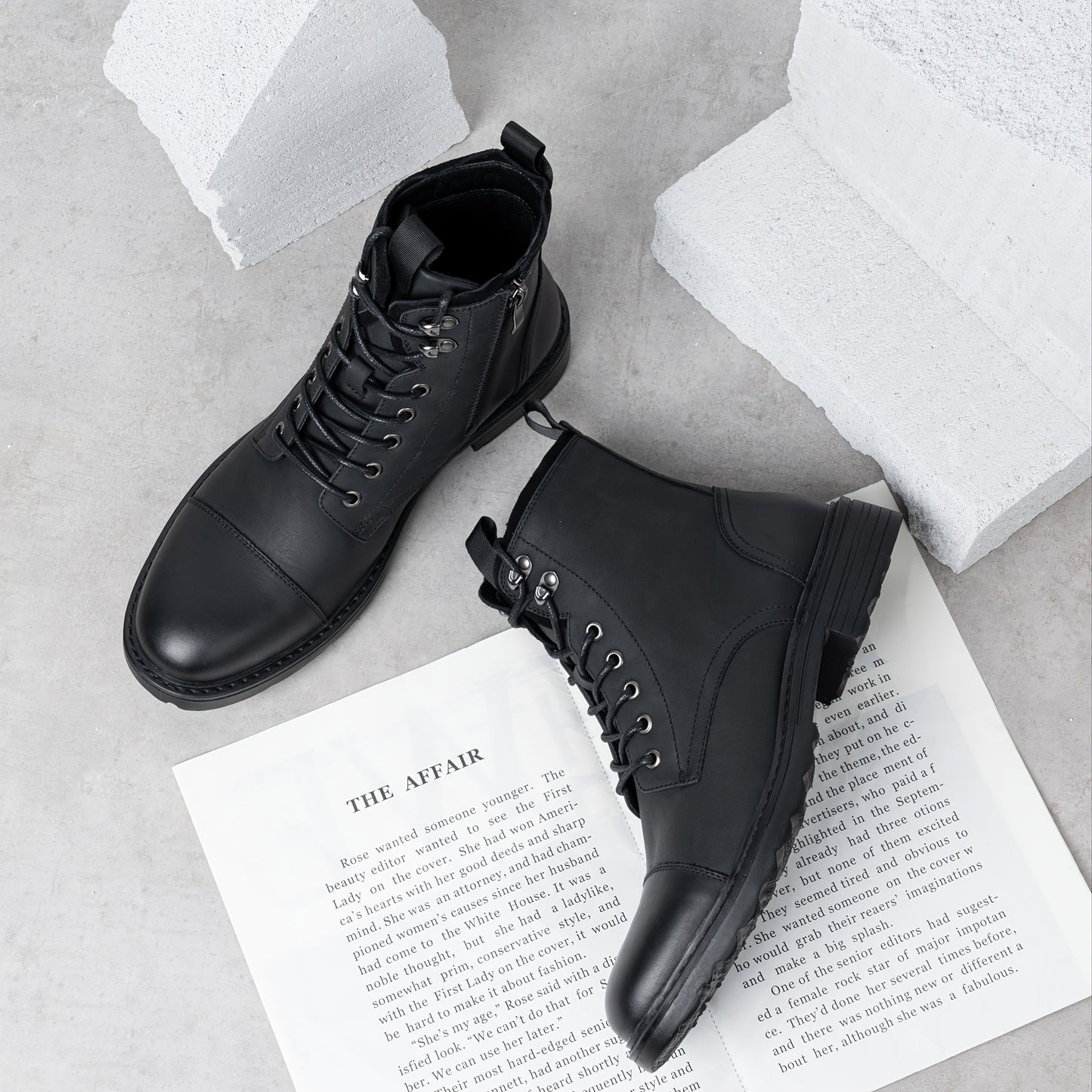 Men's Boots - Non-Slip Sole for Outdoor & Travel 79685 579685