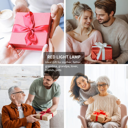 Red Light Therapy for Face & Body – 660nm Red Light & 850nm Infrared LED Lamp with Stand, Skin Rejuvenation, Anti-Aging & Pain Relief Device, Self-Care Gift for Women & Men, Birthday & Holiday Gift