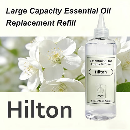 Large Capacity Essential Oil 8.79oz – Premium Long-Lasting Floral Fragrance, Leak-Proof, Diffuser Compatible | Hilton, Shangri-La, Gardenia, Lavender, Ocean