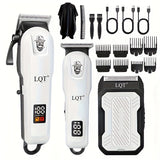 White Hair Clipper 3-piece Set