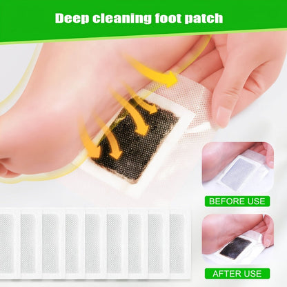 Foot Detox Patches Bamboo Vinegar & Ginger 60 & 160 Pcs - Deep Cleansing Natural Plant Ingredients Alcohol-Free Overnight Moisturizing Foot Pads for Tired Aching Feet - Green Golden Lavender Variants