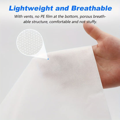 Disposable Bed Sheets 100 Pack Non-Woven Massage Table Cover Single Use Stain Resistant Spa Sheets for Massage Therapists Estheticians Salons Hotels Tattoo Artists White Pink