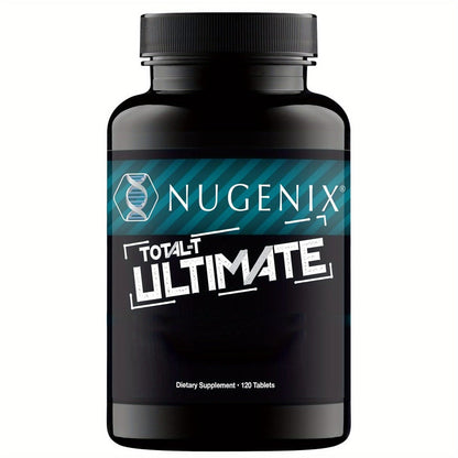 Natural Testosterone Booster for Men – Total-T Ultimate with D-Aspartic Acid, Horny Goat Weed, Tribulus, Maca & Stinging Nettle | Energy, Mood & Muscle Health Support | 1 or 3 Bottle Pack