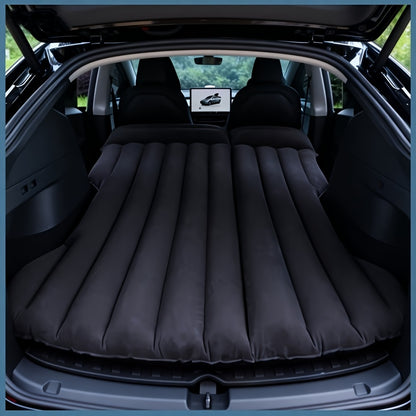 Comfortable High-Quality Inflatable Car Bed, Cloud-Soft Flocked RV Mattress, Rectangular Air Cushion For SUV Travel And Camping With Storage Bag And Repair Kit Car Mattress For Vehicles Idea Great Car Accessories Camping Gear And Equipment