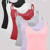 Black, white, pink, gray, purple and red