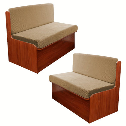 RV Dinette Cushion Covers 4 Piece Set Stretch Jacquard Slipcovers for Booth Seats Machine Washable Anti-Pet Hair Dustproof RV Camper Van Sofa Backrest Seat Protector Multiple Colors