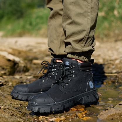 Men's Work & Safety Boots - Steel Toe Protection & Non-Slip Sole 601317