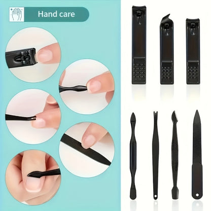 Manicure & Pedicure Kit 25 Piece Stainless Steel Nail Clipper Set – Professional Sharp Blade Complete Home Nail Care Tools for Fingernails & Toenails, Gift Set for Women Men Adults