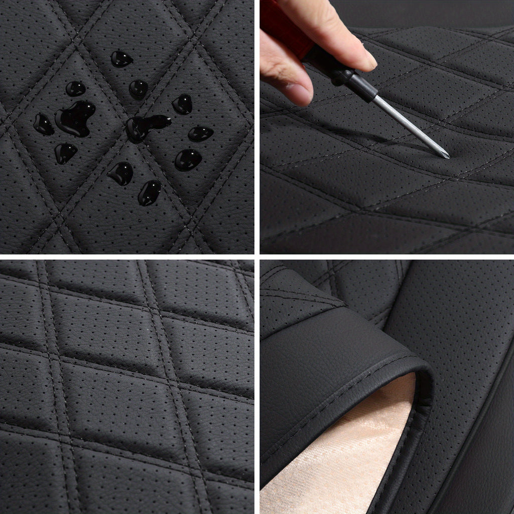 Front Seat Covers for Cars, Universal Fit Bucket Seat Protector Set, Full Surround High-Back Design, Anti-Slip Backing, Easy to Install, Fits Most Cars, SUVs & Trucks