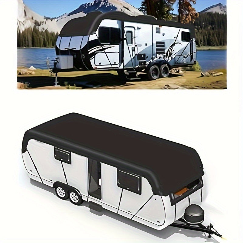 1pc of Robust RV Roof Cover Designed for Motorhomes, Travel Trailers, Caravans, And Buses, Offering UV And Sun Protection, Suitable for Rvs Measuring Between 5 to 12 Meters Or 16 to 40 Feet, Including RV Awnings And Additions