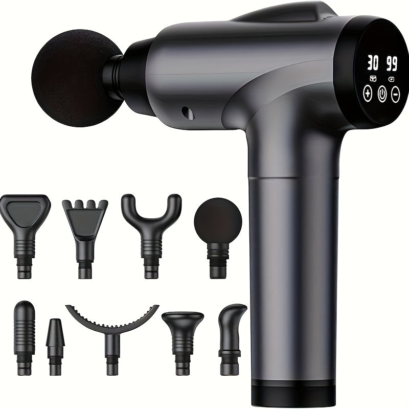 Massage Gun Deep Tissue – Handheld Electric Muscle Massage Gun for Full Body, Back, Neck & Arm Relief, Percussion Massager for Sports & Fitness Recovery, Gift for Men Women Parents