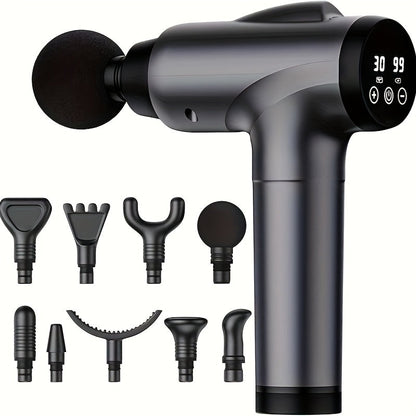 Massage Gun Deep Tissue – Handheld Electric Muscle Massage Gun for Full Body, Back, Neck & Arm Relief, Percussion Massager for Sports & Fitness Recovery, Gift for Men Women Parents