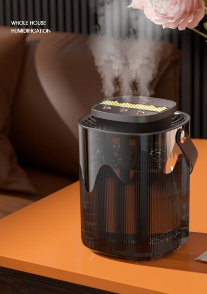 Large Capacity Desktop Humidifier with Night Light – 101oz 3-Nozzle USB Rechargeable Cool Mist Humidifier for Bedroom, Office, Dorm & Home, Quiet Air Humidifier with LED Night Light, Holiday Gift