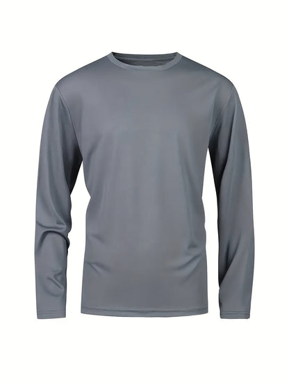 Men's Quick-Dry Sports Shirts 5-Pack - Long Sleeve