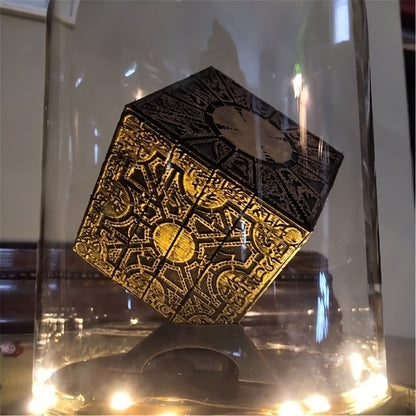 Lament Configuration Puzzle Box Cube – Functional Detachable Deformation Lock Box with Display Base, Brain Teaser Desk Decor, Unique Gift for Adults Horror Fans Christmas Halloween Birthday