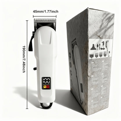 Hair Grooming Kit for Men - Electric Hair Clipper Set with Digital LCD Display, USB Rechargeable, Professional Barbershop Quality for Home Use, Holiday Father's Day Valentine's Day Gift
