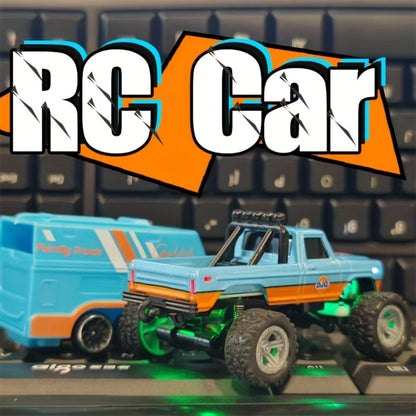 RC Off-Road Car with Alloy Body & Shock-Absorbing Chassis – Remote Control Car for Boys Indoor Outdoor Racing Metal Frame – Christmas Birthday Gift for Kids Teens