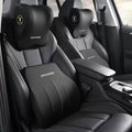 Premium Comfort Car Accessories, All-in-One Car Comfort Kit: Windshield Sun Shade + Memory Foam Neck Pillow & Lumbar CushionThis 2pcs Memory Foam Car Headrest And Lumbar Support Set Cools Down Your Car Interior, Eases Neck Tension And Delivers