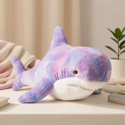 Shark Stuffed Animal Pillow – Soft Cute Plush Throw Pillow for Couch & Kids Room, Birthday Gift for Girls, Women & Ocean Animal Lovers, Mixed Colors
