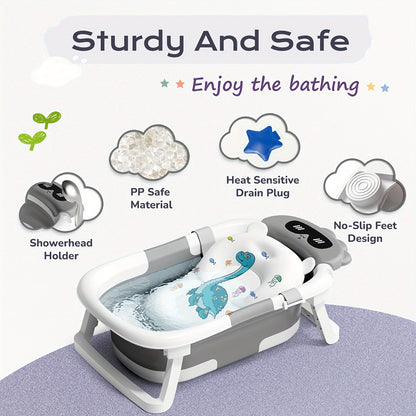 Baby Bathtub - Foldable Non-Slip Travel Soft