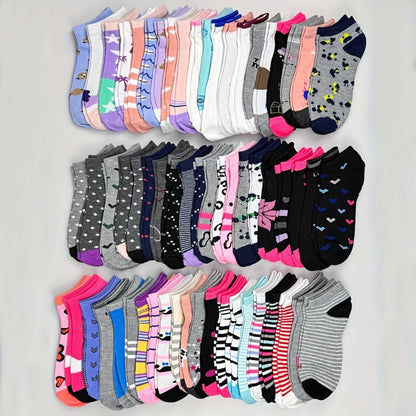 Women's Everyday Ankle Socks - 20-Pair Pack