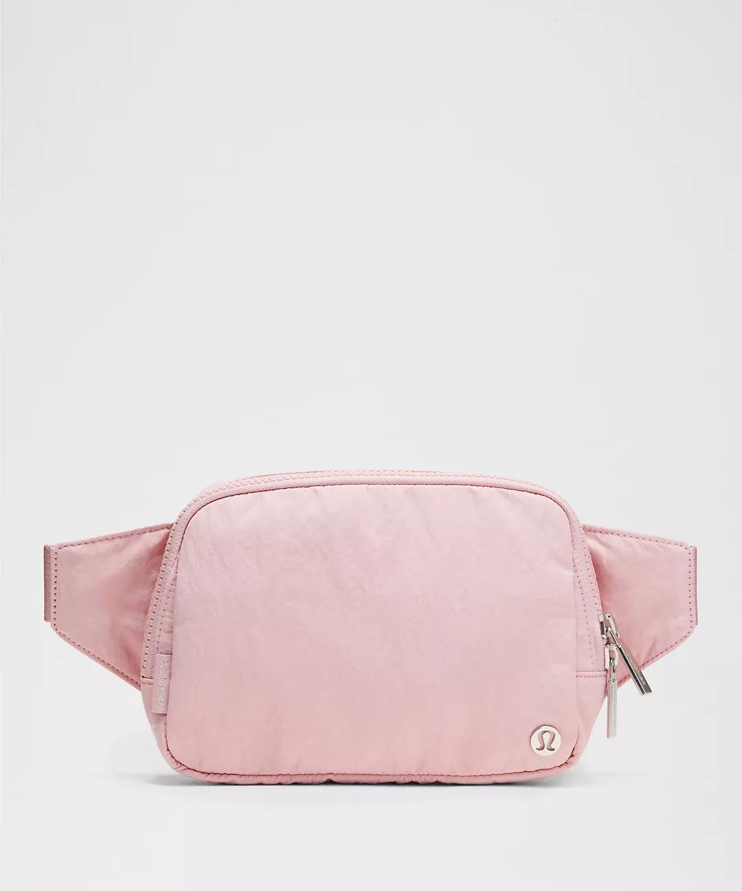Belt Bag 1L Pink – Compact Crossbody Sling Waist Pack, Adjustable Strap, Zippered Pockets, Hands-Free Everyday Carry for Travel, Gym, Running & Streetwear