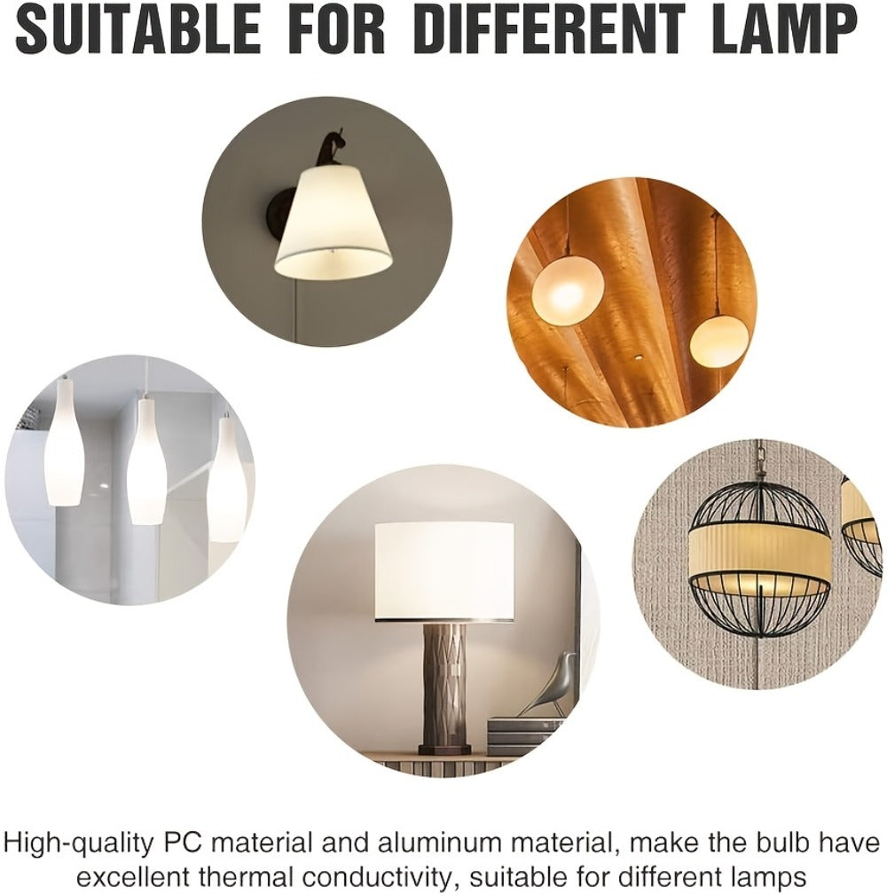 Rechargeable Emergency LED Bulb IP54 Waterproof 2000mAh 60W Equivalent 6000K with Hook – E27 E26 Universal Base Wireless Portable Auto-On for Home Office Camping Outdoor Power Outage, 4 8 10 12 Pack