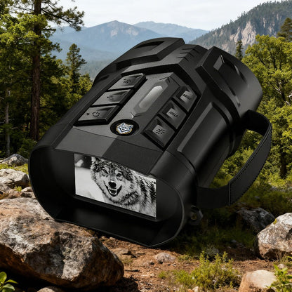 Night Vision Goggles 2K Ultra HD – 5W IR Binoculars with 2.8" IPS Screen, 10X Optical Zoom, 2600ft Range & 2000mAh Rechargeable Battery | Hunting, Camping, Security & Surveillance