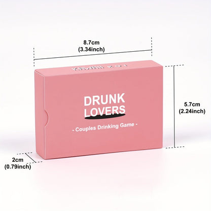 Drunk Lovers Couple Card Game – 54-Card Date Night Drinking Game for Couples | Dares, Flirty Fun & Intimacy | Anniversary Valentine's Day Wedding Gift