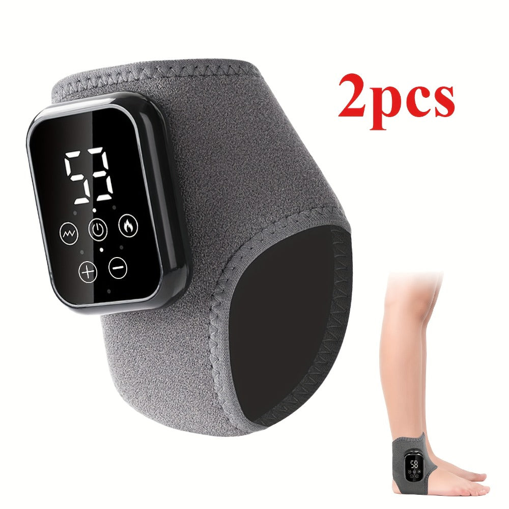 Foot Massager Machine 3-in-1 Kneading Compression & Heat – Wireless Portable Heated Shiatsu Foot Massager for Home Office Travel Pain Relief