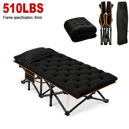 59-Inch Wide Folding Bed with Carry Bag and Tool-Free Assembly for Bedroom detail image - detail view 11