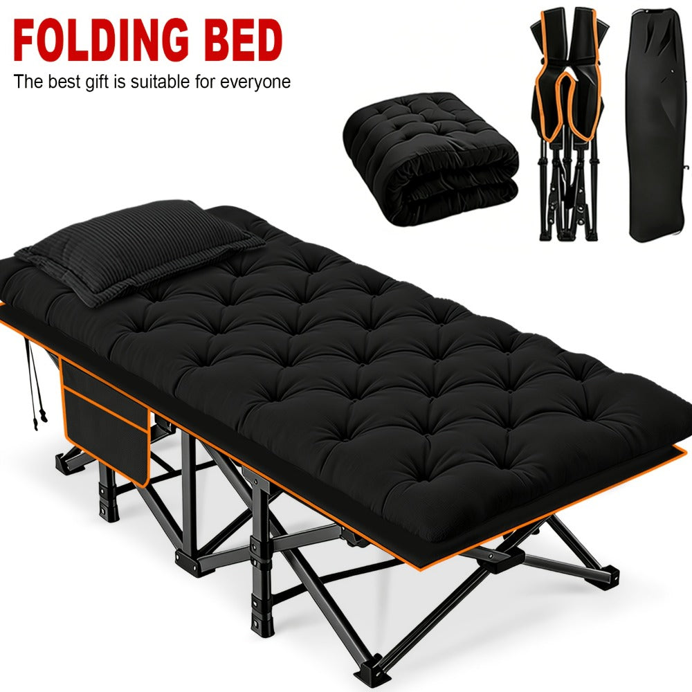 59-Inch Wide Folding Bed with Carry Bag and Tool-Free Assembly for Bedroom detail image