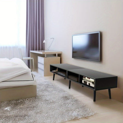 TV Stand shown in the Black option