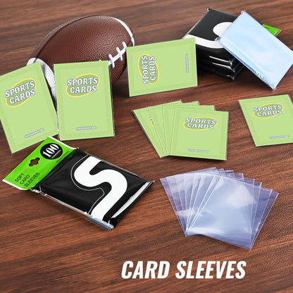 Penny Sleeves Trading Card Sleeves Bulk – Clear Soft Plastic Protector for Pokemon, Sports, Baseball, Football & Game Cards | 700 / 1500 / 2200 / 3800 / 5400 Count