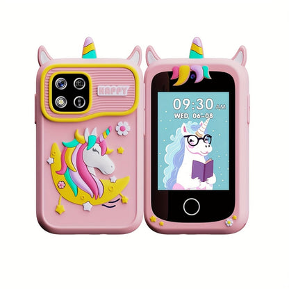 Kids Educational Smartphone Toy with 1080P HD Camera, 20 Mini-Games, Music, Stories & Habit Training – Learning Toy for Boys Girls Ages 3-14, Birthday Christmas Gift