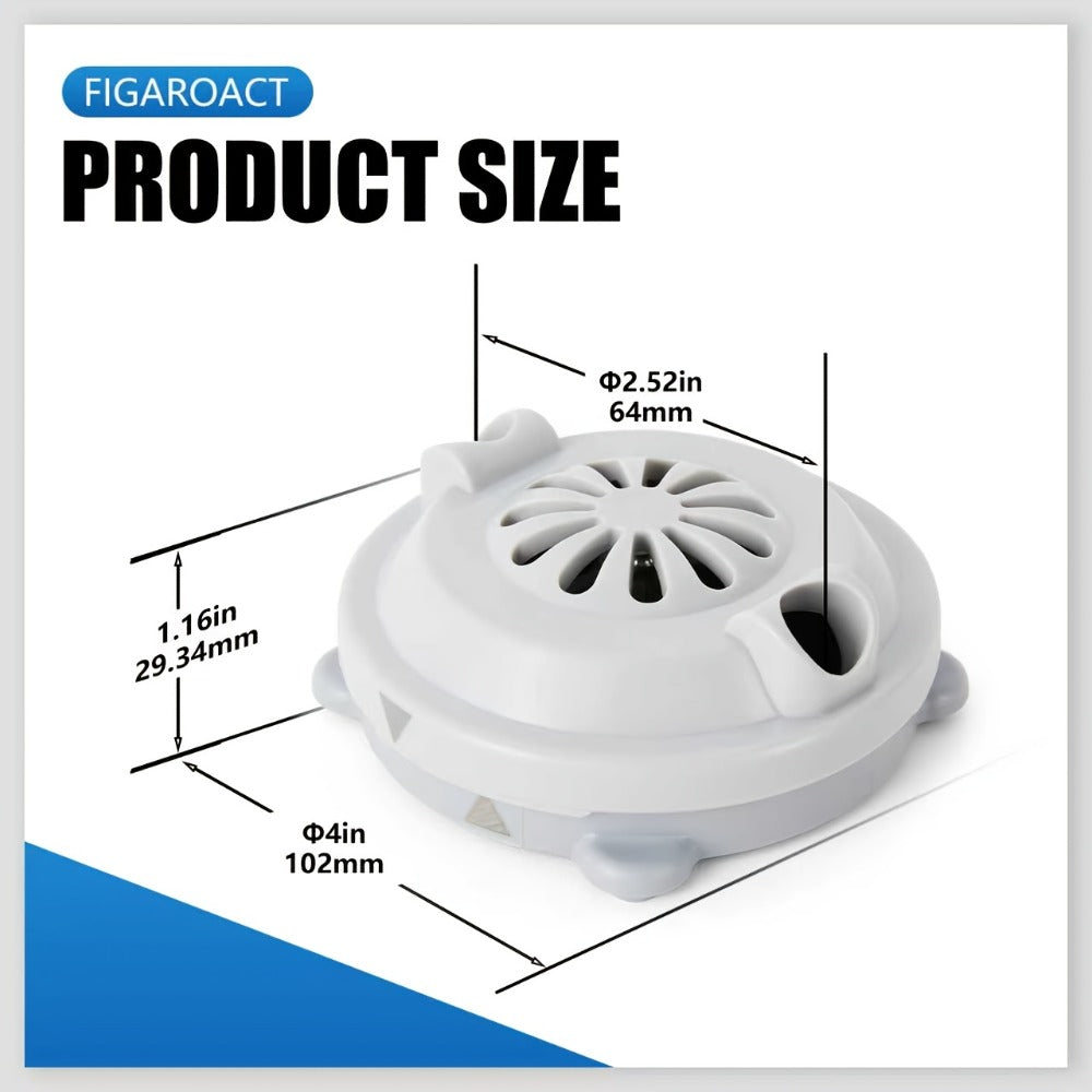 Pipeless Jet Motor for Pedicure Spa Chair Magnetic Jet Head Propeller Cap Complete Replacement Kit LURACO P153 Compatible Nail Salon Hygienic Easy Install Repair Part